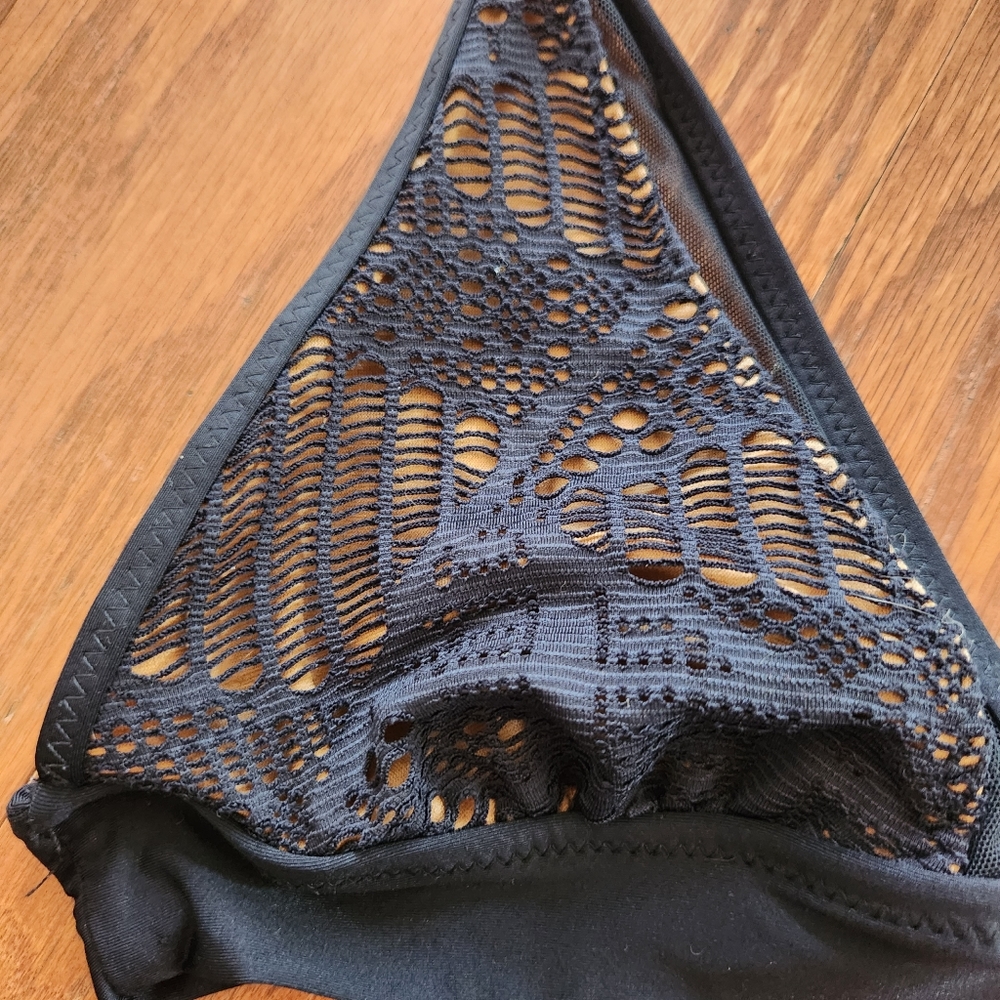 Mossimo Lace Halter Swim Top - Picture 2 of 4